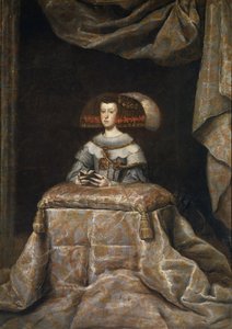 Retrato de Mariana da Áustria 16341696, orando, c. 1655 de Diego Velázquez