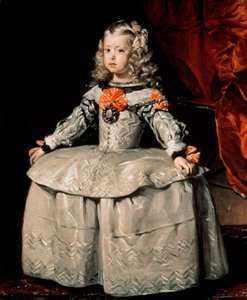 Retrato da Infanta Margarita (1651-73) Envelhecida Cinco, 1656