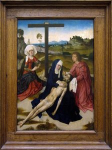 Holandês:  De bewening van Christus Lamentação sobre o Cristo morto de Dieric Bouts