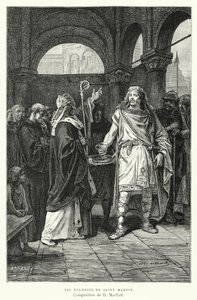 Les Eulogies De Saint Martin (gravura)