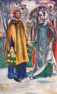 Um Homem e uma Mulher do Tempo de Eduardo I 1272-1307 de Dion Clayton Calthrop