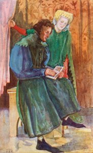 Um homem e uma mulher do tempo de Henrique IV 1399-1413 de Dion Clayton Calthrop