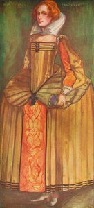 Uma mulher da época de Elizabeth, 1907 de Dion Clayton Calthrop
