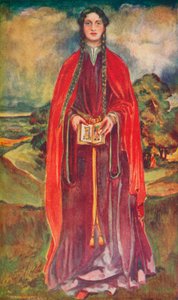 Uma mulher da época de Henrique I, 1907 de Dion Clayton Calthrop