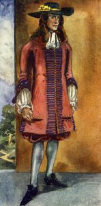 O traje do homem no reinado de James II (1685-1689)