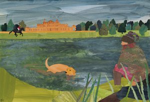 Badminton (colagem) de Dione Verulam