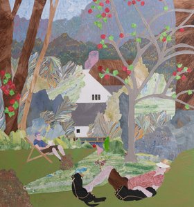 Férias de setembro (colagem) de Dione Verulam