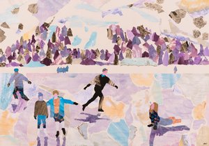 Patinagem ao ar livre, 2015 (colagem)