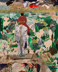 O início da Magna Carta (colagem) de Dione Verulam