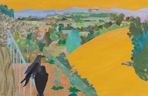 O Reno Dourado e os corvos de Wotan, Ciclo dos Anéis de Wagner, 2024 (colagem)