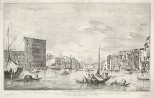 O Grande Canal em Veneza de Dionigi Valesio