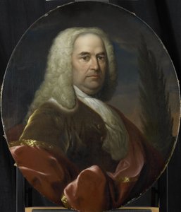 Retrato de Hugo du Bois, Director da Câmara de Roterdão da Companhia Holandesa das Índias Orientais, eleito em 1734