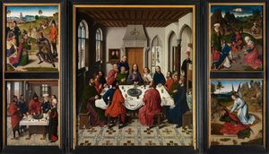 O Altar do Santo Sacramento, c.1464-68 (óleo sobre painel)