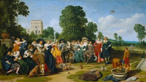 A Fête champêtre de Dirck Hals