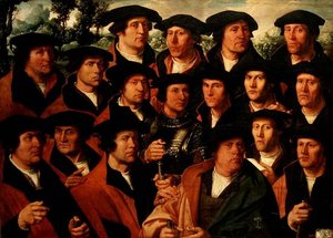 Retrato do Grupo da Companhia de Tiro de Amsterdão de Dirck Jakobsz