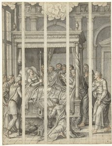 Morte da Virgem Maria de Dirck Pietersz. Crabeth