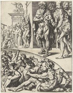 Ecce Homo
A queda e a redenção da humanidade através da vida e da paixão de Cristo (título da série) de Dirck Volckertsz. Coornhert (attributed to)