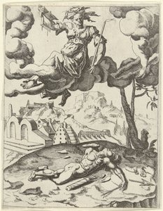 A fé supera o amor sensual
Triunfos de Petrarca (título da série) de Dirck Volckertsz. Coornhert (possibly)