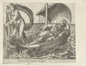 A Fortuna não favorece aqueles que adormecem; a paciência como o Victor da Fortuna
Nem todos os desertores têm sorte
Fortune e waeckt não para todos os adormecidos (título sobre o objecto)
Provérbios sobre a Fortuna (título da série) de Dirck Volckertsz. Coornhert