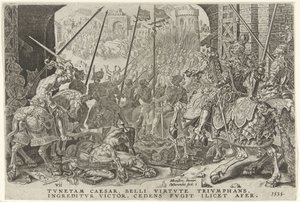 Captura de Tunes, 1535
Vitórias de Carlos V (título da série)
Divi Caroli. V. imp. opt. max. victoriae, ex multis praecipuae (título da série) de Dirck Volckertsz. Coornhert