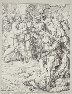 A traição de Cristo de Dirck Volckertsz. Coornhert