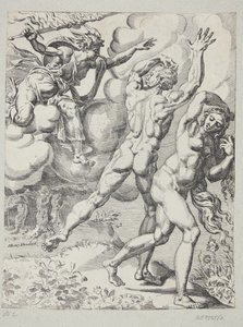 A expulsão do paraíso de Dirck Volckertsz. Coornhert