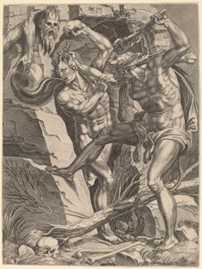 Hércules Matando Cacus de Dirck Volckertz Coornhert