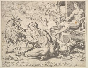 Asher, da série Os Doze Patriarcas, 1550. de Dirck Volkertsen Coornhert