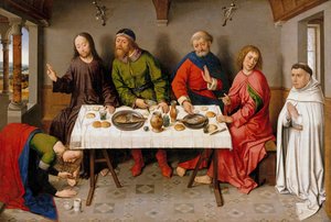 Cristo na casa de Simão, o fariseu, c. 1450