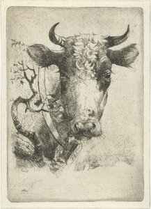 Cabeça de vaca com colar de Dirk Dirksen