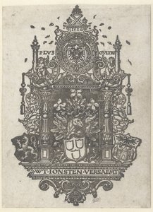 Brasão de armas da Guilda de Antuérpia de São Lucas, 1526
