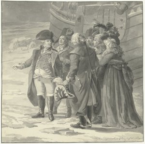 Partida de William V para Inglaterra, 18 de Janeiro de 1795