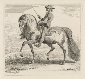 Cavaleiro à esquerda
Escola de equitação (título da série)