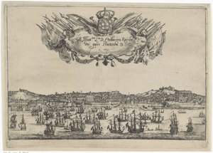Vista da cidade e porto de Lisboa Vistas de Lisboa (título da série)