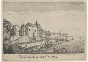 Vista do convento da Mãe de Deus em Lisboa
Vista do Convento da Madre de Deus (título sobre o objecto)
Vistas de Lisboa (título da série)