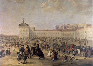 Palace Square Terreiro do Paço of Lisbon, 1650