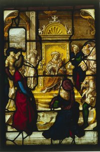 O Julgamento de Salomão, c. 1530 de Dirk Vellert