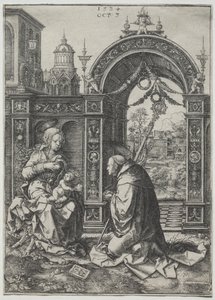 A Visão de São Bernardo de Dirk Vellert