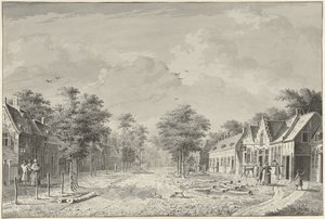 Vista da aldeia de De Bilt de Dirk Verrijk
