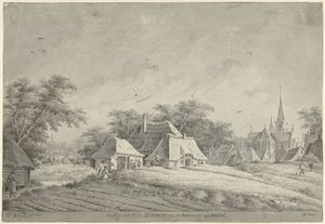 Vista da vila de Zundert de Dirk Verrijk