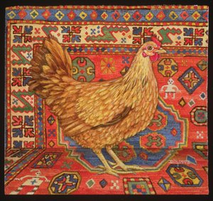 Frango de Tapete Marrom, 1995 de Ditz