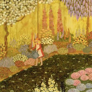 Menina no jardim de Ditz