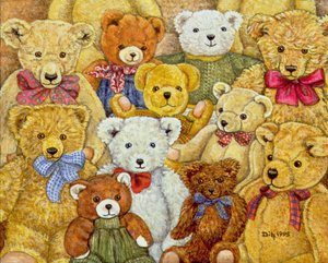 Ted-Patch, 1995 (acrílico no painel) de Ditz