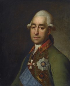 Marechal-de-campo Príncipe Alexander Alexandrovich Prozorovsky 1732-1809 de Dmitri Grigorievich Levitsky