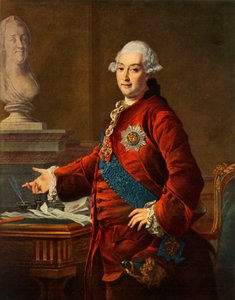 Retrato de Alexandr Mikhailovich Golitsyn, 1772, 1965. de Dmitri Grigorievich Levitsky
