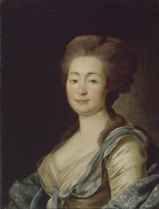 Retrato de Anna Dorothea Louise Schmidt, née Baronesa Klossen, c. 1785