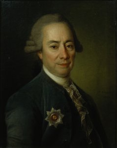 Retrato de Pyotr Vasilyevich Bakunin 17251786, 1782 de Dmitri Grigorievich Levitsky