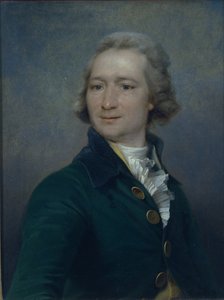 Retrato do poeta Ivan Ivanovich Dmitriev 1760-1837 de Dmitri Grigorievich Levitsky