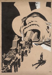 O capitalismo devora tudo, 1920.