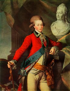 Retrato de Alexandr Dmitrievich Lansky, 1782, 1965.